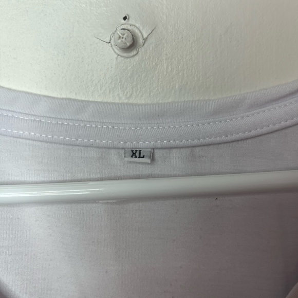 Cricut White V-Neck Top Gun Inspired Tee XL - Picture 5 of 7